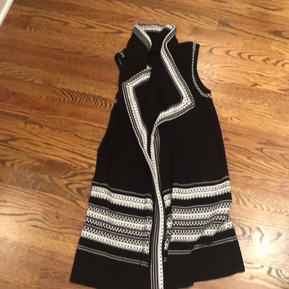Vince cotton long vest jacket